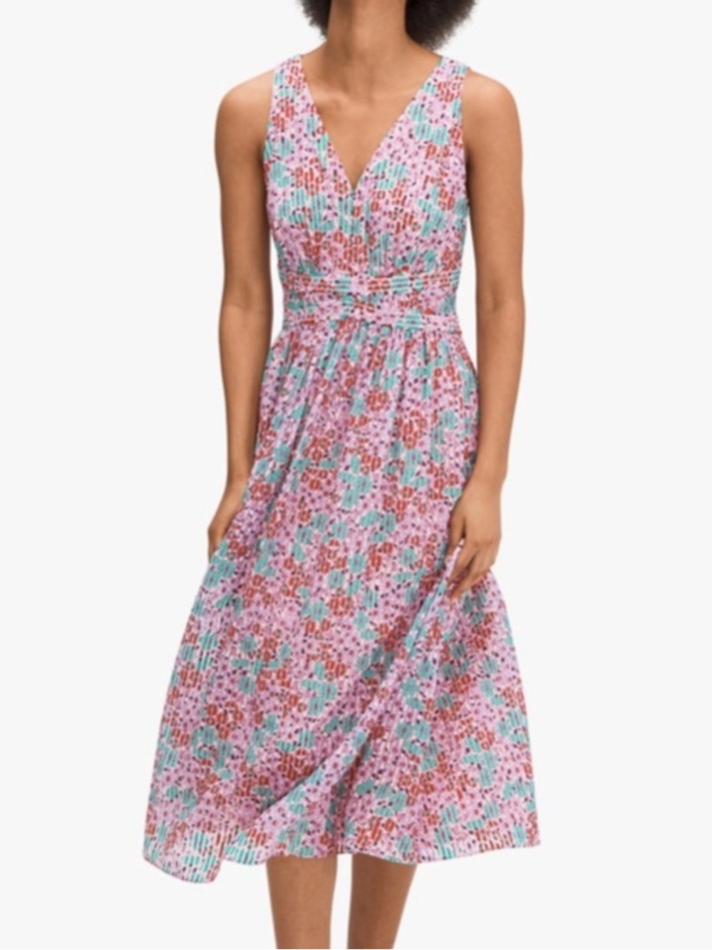 Kate Spade Floral Melody Midi Dress